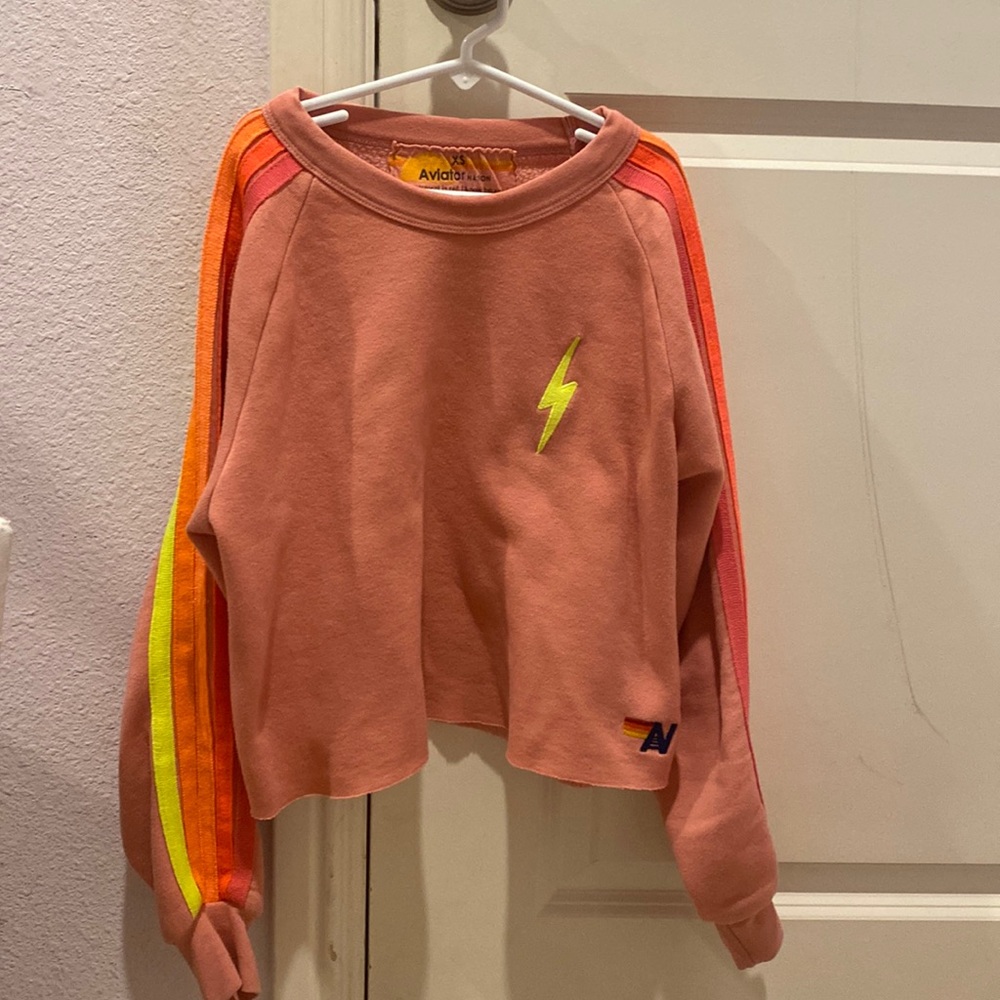 Aviator Nation cropped sweatshirt